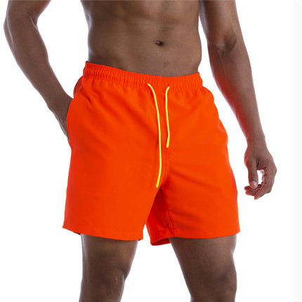 Men's Swim Trunks Quick Dry Beach Shorts with Pockets and Mesh Lining