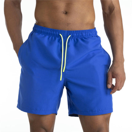 Men's Swim Trunks Quick Dry Beach Shorts with Pockets and Mesh Lining