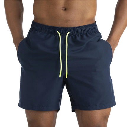 Men's Swim Trunks Quick Dry Beach Shorts with Pockets and Mesh Lining