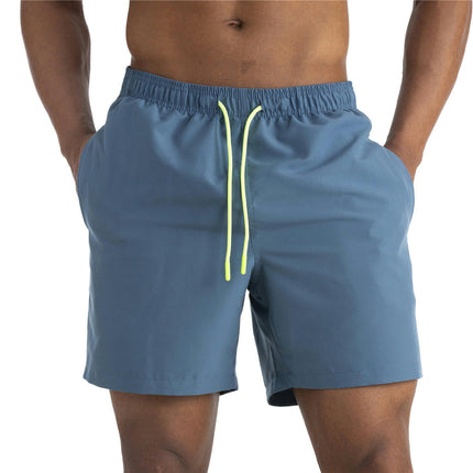 Men's Swim Trunks Quick Dry Beach Shorts with Pockets and Mesh Lining