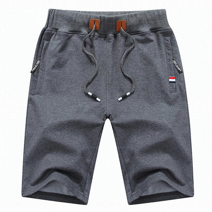 Men's Shorts Casual Drawstring Summer Beach Shorts with Elastic Waist