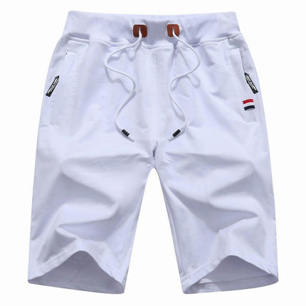 Men's Shorts Casual Drawstring Summer Beach Shorts with Elastic Waist