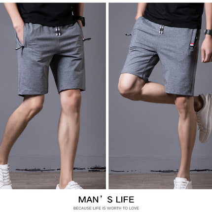 Men's Shorts Casual Drawstring Summer Beach Shorts with Elastic Waist