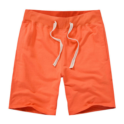 Men's Shorts Casual Workout Drawstring Shorts with Elastic Waist and Pockets