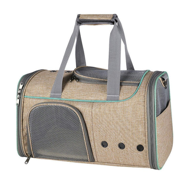 Top Load Cat Carrier Bag for Medium Cats and Small Dogs Airline Approved, Collapsible, Escape Proof and Auto-Safe