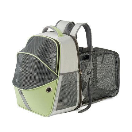 Expandable Pet Carrier Backpack - Cat Carrier Backpack Durable Breathable Mesh, Pet Backpack Carrier for Small Dogs