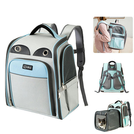 Cat Carrier Backpack with Breathable Mesh Expandable Cat Backpack, Best Choice for Travel Hiking Camping Outdoor