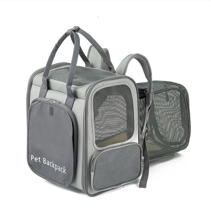 Expandable Cat Carrier - Breathable Cat Carrier for Small To Medium Sized Cats Up To 16 lbs.