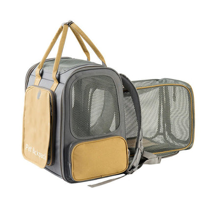 Expandable Cat Carrier - Breathable Cat Carrier for Small To Medium Sized Cats Up To 16 lbs.