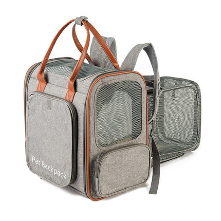 Expandable Cat Carrier - Breathable Cat Carrier for Small To Medium Sized Cats Up To 16 lbs.