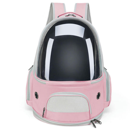 Cat Backpack Carrier, Breathable Bubble Capsule Pet Backpack Carrier with Window fr Cats Puppies Dogs Lightweight Rucksack