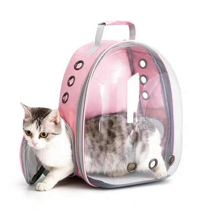 Cat Pet Backpack Bubble Rucksack, Outdoor Waterproof Clear Pet Capsule Bag, Ventilate Space Capsule Pet Backpack