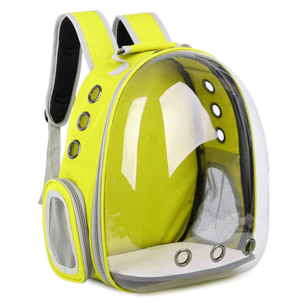 Cat Pet Backpack Bubble Rucksack, Outdoor Waterproof Clear Pet Capsule Bag, Ventilate Space Capsule Pet Backpack