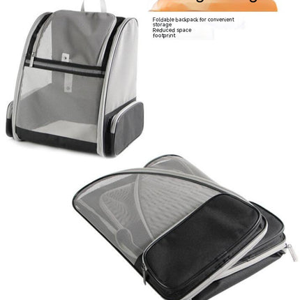 Expandable Pet Carrier Backpack for Cats, Dogs and Small Animals, Portable Pet Travel Carrier, Super Ventilated Design