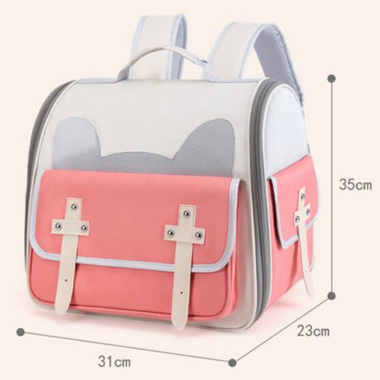 Cat Bag Outing Bag Portable Breathable Foldable Small Dog Bag Shoulder Cat Backpacks