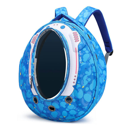 Pet Travel Carrier, Cat Dog Dome Space Capsule Bubble Backpack, Portable Waterproof Breathable Knapsack for Hiking