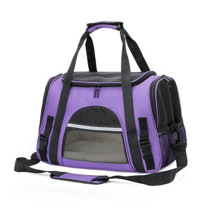 Soft Sided Pet Carrier for Dogs & Cats Comfort Under Seat Travel Tote Bag Backpack, Travel Bag for Small Animals