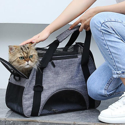 Soft Sided Pet Carrier for Dogs & Cats Comfort Airline Approved Under Seat Travel Tote Bag Backpack