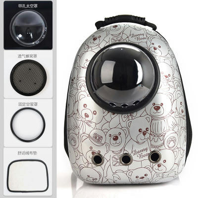 Cat Dog Carrier Backpack, Pet Carrier Back Pack for Small Medium Cat Puppy Doggie,Travel Space Capsule