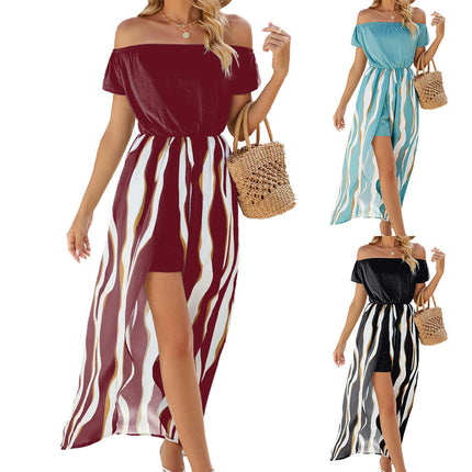 Women's Off The Shoulder Dresses  Flowy Beach Summer Dress