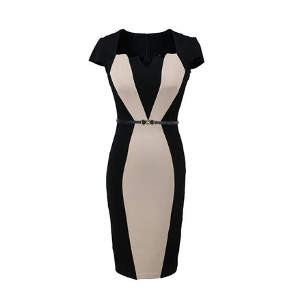 Women's Vintage Slim Style Short Sleeve Pencil Dress