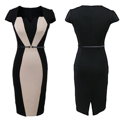 Women's Vintage Slim Style Short Sleeve Pencil Dress