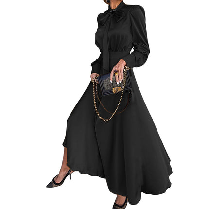 Women's Summer Boho Maxi Dress Long Sleeve Ruffle Flowy Long Dresses