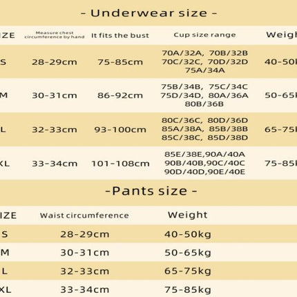 Women's 2 Piece Comfortable Ribbed Fabric Lingerie Set Bra And Panties