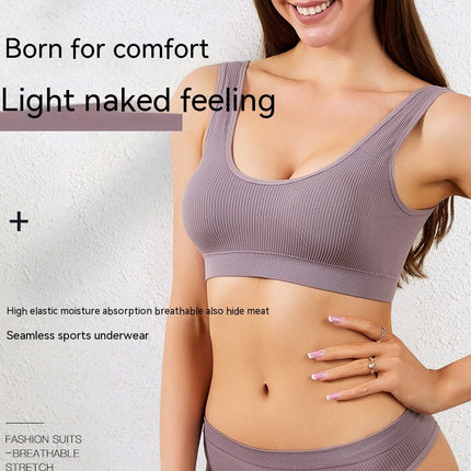 Women Lingerie Set Wireless Bra and Panty Set for Everyday and Sports