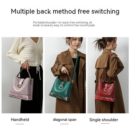 Handbag Set 3 Pcs Bags for Women Handbags Purses Ladies Shoulder Bag Crossbody Bags Leather