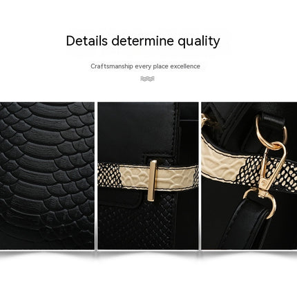 Leather Handbag Set 3 Pcs Bags for Women Handbags Purses Ladies Shoulder Bag Crossbody Bags