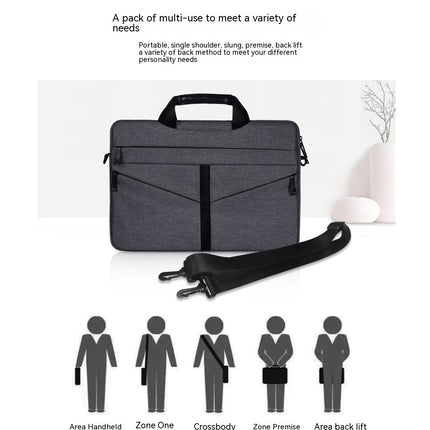 Laptop Bag case 15.6 Inch for Men Women, Waterproof Computer Sleeve Slim Briefcase for Work Travel