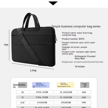 Laptop Case Water Resistant Laptop Sleeve Cover Durable Computer Carrying Bag Compatible Notebook