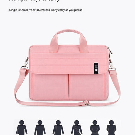 Laptop Sleeve Shoulder Bag Waterproof Notebook Computer Carrying Case Laptop Bag for Men Women