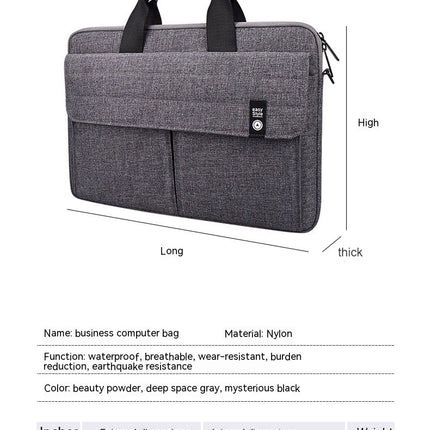 Laptop Sleeve Shoulder Bag Waterproof Notebook Computer Carrying Case Laptop Bag for Men Women