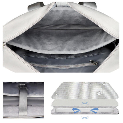 Shockproof Laptop Carrying Bag Briefcase Waterproof Messenger Shoulder Bag for 15" Notebook