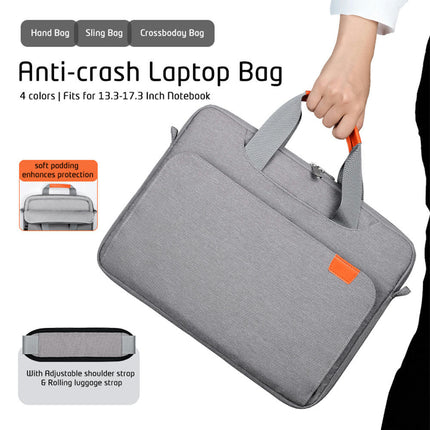 Laptop Bag for Men Women, 17 Inch Laptop Case Computer Bag  Waterproof Notebook Computer Carrying Case