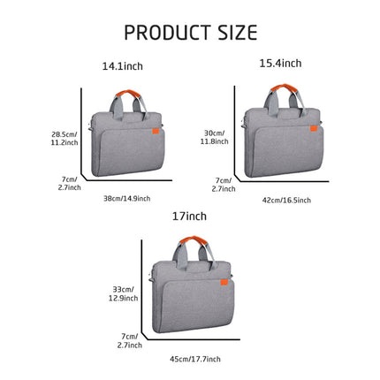 Laptop Bag for Men Women, 17 Inch Laptop Case Computer Bag  Waterproof Notebook Computer Carrying Case