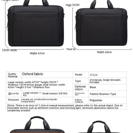 Laptop Bag Waterproof Laptop Carrying Case for Men Women Computer Messenger Bag for Travel Business