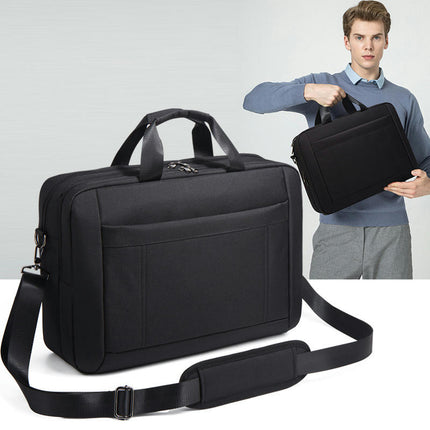 Laptop Bag Waterproof Laptop Carrying Case for Men Women Computer Messenger Bag for Travel Business