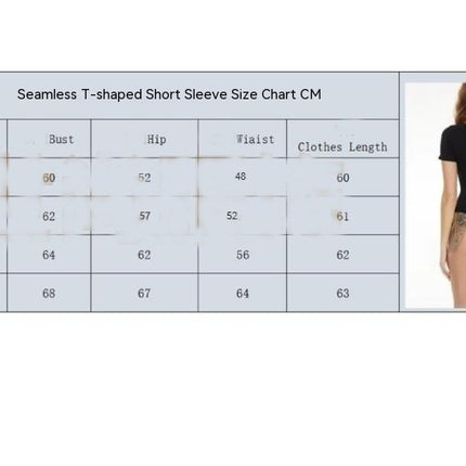 Women's Cutout Neck Bodysuit Seamless Short Sleeve Tummy Control Shapewear Thong Shapewear