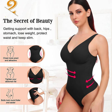 Non-marking One-piece Suit-with Bra To Tighten The Abdomen and Lift The Buttocks Shapewear