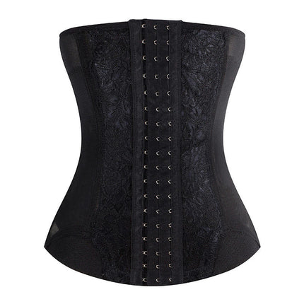 Waist Trainer for Women Corset Cincher Body Shaper Girdle Trimmer with Steel Bones Extender