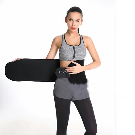 Women's Waist Trainer - Fitness Sweaty Waist Protector - Postpartum Rubber Belly Band