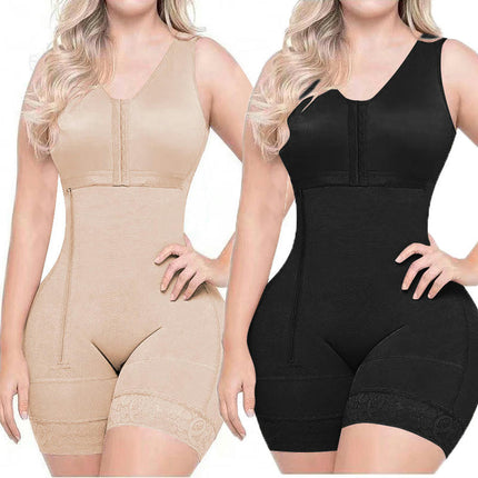 Tummy Control Shapewear Bodysuit Side Zipper Body Shaper for Women Firm Triple Control  Bodysuit