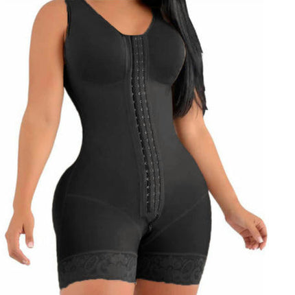 Shapewear for Women Tummy Control Post Surgery Full Body Shaper Butt Lifter with Zipper Crotch