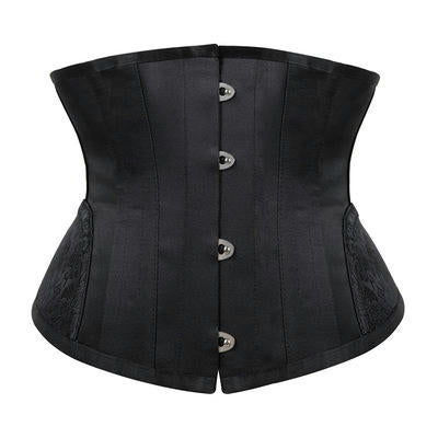 Women's  Double Steel Boned Underbust Corset/Heavy Duty Waist Training Cincher Shaper Corset