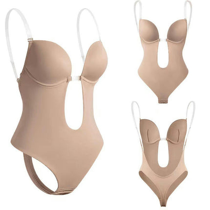 Invisible Straps Shapewear -Bra Backless one-piece Corset - Wedding Evening Dress Body Underwear