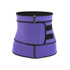 Purple -Single Belt Zipper