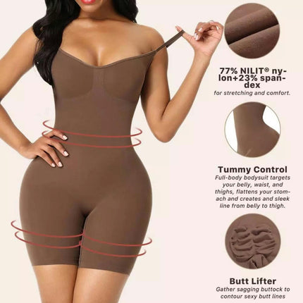 Women's Seamless Shapewear Tummy Tightening Corset Shorts One Piece Clothes